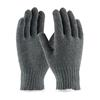 PIP 35-C500/S - PIP® 35-C500/S 35-C500 Medium Weight General Purpose Gloves, Full Finger/Seamless Style, S, Cotton/Polyester Palm, 7 ga 65% Cotton/35% Polyester, Gray, Continuous Knit Wrist Cuff, Uncoated Coating, Cotton/Polyester Lining