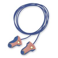 Howard Leight by Honeywell Laser Trak Corded, Metal Detectable Disposable Ear Plug, 33 dB Noise Reduction, T-Shape