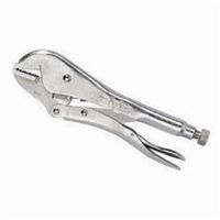 Straight Jaw Locking Pliers, Straight Jaw Opens to 1 5/8 in, 10 in Long