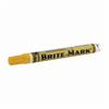 DYKEM Brite-Mark 84004 General Purpose, Permanent Paint Marker, Medium Tip, Aluminum, Yellow