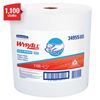 WypAll* X60 Light Weight General Purpose Wiper, 12-1/2 in W, 1100 Sheets, Hydroknit, White