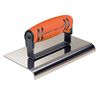 Kraft Tool CF175PF Sidewalk Cement Edger, 6 in L, Stainless Steel, Soft Grip Handle