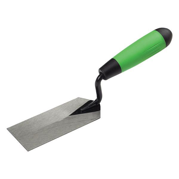 Kraft Tool HC151PF Trowel, 5 in L x 2 in W, Carbon Steel Margin Blade