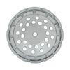 Lackmond Pro Double Row Cup Wheel, 7 in Dia, 5/8-11 UNC, 2 Row