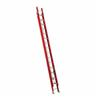 Louisville FE3200 Multi-Section Extension Ladder, 32 ft OAL, 300 lb Load, 12 in Adjustable Increments, Fiberglass