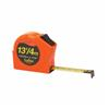 Lufkin 1000 High Visibility Measuring Tape, 1/2 in W x 13 ft L Blade, Steel, Imperial/Metric