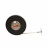 Lufkin Banner Measuring Tape, 3/8 in W x 100 ft L Blade, Steel, Imperial/Metric, 1/8ths, 1 mm