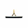 Magnolia Brush 4124 Economy Floor and Driveway Squeegee With 4100 1 in Dia Handle, 24 in W, Straight Rubber Blade