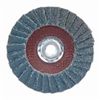 Norton R828 Contoured Type 29 Conical Coated Flap Disc, 4-1/2 in Dia, 5/8-11, 36 Grit, Extra Coarse Grade