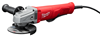 Milwaukee 6141-30 Small Angle Grinder, 4-1/2 in Wheel, 5/8-11 UNC, 1.9 hp, 120 VAC, Red/Black/Silver