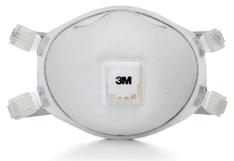 N95 Particulate Respirators, Half Facepiece, Non-Oil Filter, White