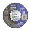 Norton 66252912633 Type 27 Depressed Center Wheel, 7 in Dia x 1/4 in Thk, 5/8-11, 24 Grit, Aluminum Oxide Abrasive