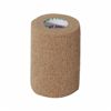 North by Honeywell 103300T Wrap Flexible Bandage, 5 yd L x 3 in W, Elastic Fabric, Beige