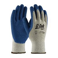G-Tek? GP? 39-C1300 Coated Glove, 2X-Large, Latex (Palm), Gray;Blue