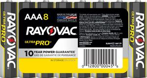 Rayovac Ultra Pro Standard Battery, AAA, 1.5 V, Primary Alkaline