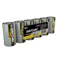 Rayovac Ultra Pro Standard Battery, D, 7500 mAh, 1.5 V, Primary Alkaline