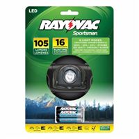 Rayovac Sportsman Extreme Mini Flashlight, 1 W, LED, 80 Lumens, Anodized Aluminum Housing