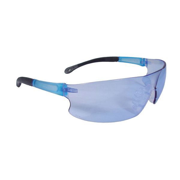 Radians Rad-Sequel Light Weight Safety Glasses, Universal, Scratch Resistant Light Blue Lens, Wraparound