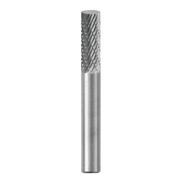 SGS Pro SA Universal Solid Carbide Burr, Cylindrical, 3/4 in Dia x 1 in L, 2-3/4 in OAL