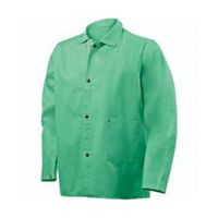 Steiner 1030 Flame Retardant Jacket, M, 44 to 46 in Chest x 30 in L, Green, 100% Cotton