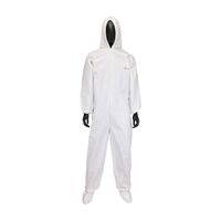 West Chester PosiWear BA 3609 Breathable Advantage Chemical Resistant Disposable Coverall, XL, 27.6 in Chest, White