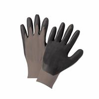 PosiGrip 713SNF Unlined Cut-Resistant Gloves, XS, Nitrile Palm, Black/Gray, Seamless, Nylon