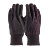 West Chester 750PD Standard General Purpose Gloves, L, Brown, Clute Cut, Cotton/Polyester/Jersey