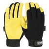 West Chester Pro Series 86400 Heavy Duty Hi-Dexterity Unlined Leather Palm Gloves, XL, Grain Deerskin Leather Palm