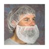 West Chester UBC-1000 Beard Cover, 18 in Dia, White, Spunbond Polypropylene
