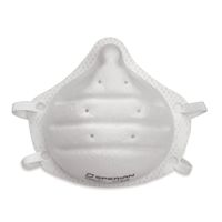 Sperian by Honeywell SAF-T-FIT Molded Cup Particulate Respirator With Molded Nose Bridge, Universal, N95, 95%, White