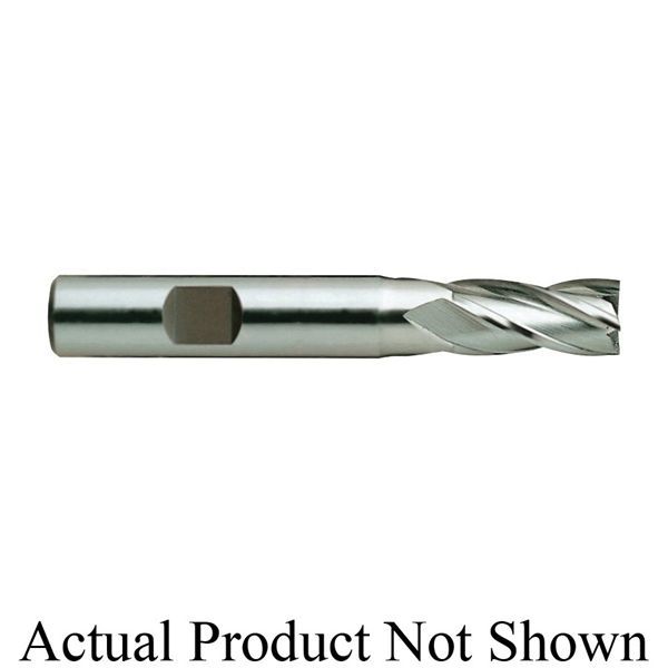 YG-1 E2039(C4SRC) Center Cutting, Regular Length, Square End End Mill, 2-7/16 in OAL, 4 Flutes, 5/8 in, 1/4 in Cutter