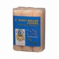 Rubberset One Coat Paint Roller Cover, 3/8 in, 9 in L, Polyester Knit, Semi-Smooth
