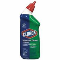 Clorox Toilet Bowl Cleaner with Bleach, Fresh Scent, 24oz Bottle, 12/Carton