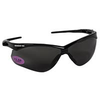Kleenguard V60 Nemesis Safety Eyewear, Black (Frame), Anti-Scratch, Smoke (Lens)