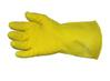 SAF Y-55 #9 - SAF-T-Glove Y-55 16-Mil Flock Lined Latex Gloves, 9, Yellow