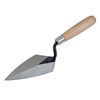 Hi-Craft? Pointing Trowel with Wood Handle, 5-1/2 in (L) x 3 in (W), Tempered Carbon Steel Pointing (Blade), Contoured (Handl
