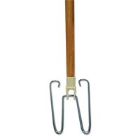 BWK 1492 - Boardwalk Wedge Dust Mop Head Frame, 48 in (L), Natural Wood (Handle), Metal Threaded (Connection)