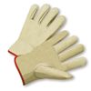 West Chester Holding 990K Driver Glove, Large, Cowhide Leather (Palm), White