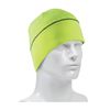 PIP 360-BEANNIELY Winter Beannie Cap With Reflective Stripe, Hi-Viz Lime Yellow, 100% Polyester