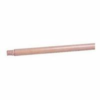 Weiler 44018 Threaded Tip Broom/Mop Handle, 15/16 in Dia x 60 in L, Hardwood, Natural