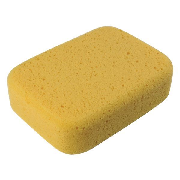 Superior Tile Cutter? Grout Sponge, 7.5 in (L) x 5 in (W) x 2 in (THK), Hydra, Yellow