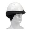 PIP 365-1505-BK Non-Flame Retardant Hard Hat Tube Liner, 1 x 1 Rib/Acrylic, Black