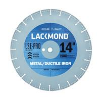 Lackmond Products LSE-PRO Diamond Saw Blade, 14 in (Blade), 1 in - 20, x Wet/Dry (Cutting)