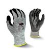 Radians RWG555L AXIS Cut Resistant Gloves, S, Foam Nitrile Coating, HPPE, Slip-On Cuff, Resists: Abrasion, Cut, Puncture and